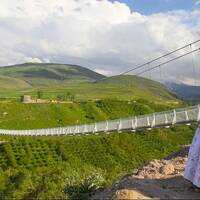 Meshginshahr Suspension Bridge 